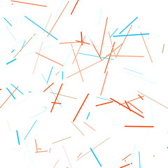 An abstract cut out transparent confetti particle texture design element.