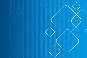 Futuristic Geometric Fusion: Modern Squares Abstract Background Design