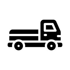 mini truck glyph icon
