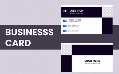 Creative modern name card and business card,Simple,Minimalist,Colorful,double sided business card template modern and clean style