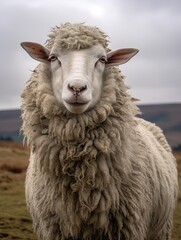 Cheviot Sheep: White-Faced Loves, Wool-Lly Marvels - A Country Farm's Charming Woolly Flock