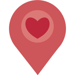 Valentine day love red pink heart point