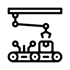 manufacturing line icon