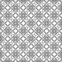 Fototapeta premium Abstract patterns.Abstract shapes from lines. Vector graphics for design, prints, decoration, cover, textile, digital wallpaper, web background, wrapping paper, clothing, fabric, packaging, cards.