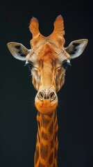 Giraffe background . Vertical background 
