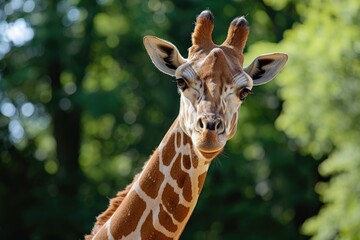 Obraz premium Giraffe in the forest