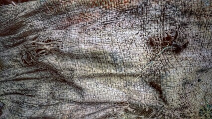 old sack surface image through use