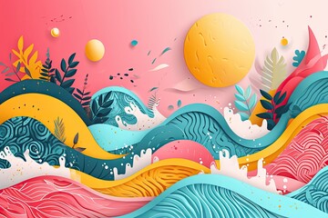 Abstract Background Design images