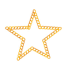 hand drawn golden star shape brush strokes star shape on transparent background 