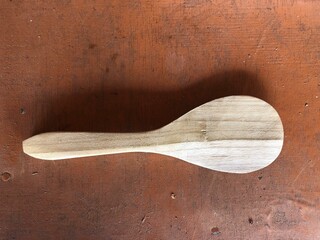 Artistic wooden kitchen tools: Aesthetic pestle and spoon, blending function with beauty. Perfect for culinary creatives