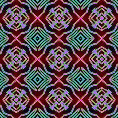 A seamless creative colorful vector artwork for textile fabric pattern, wallpaper, interior decoration and background design 