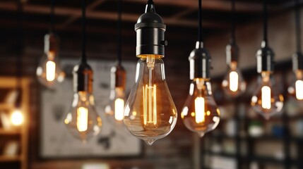 Light bulb interior design consultation a service. AI generated