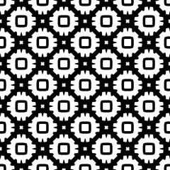 Monochrome pattern, Abstract texture for fabric print, card, table cloth, furniture, banner, cover, invitation, decoration, wrapping.seamless repeating pattern.Black and white color.