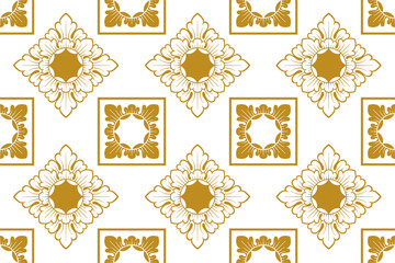 Balinese ornament pattern, royal vector decoration,bali engraving motif - 25