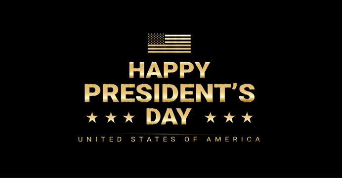 Happy Presidents Day vector illustration for Presidents day banner, poster background