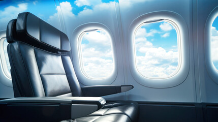 Airplane Seat With a Sky View