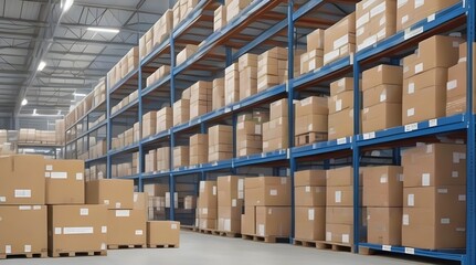 A large warehouse designed for storage and supplies.