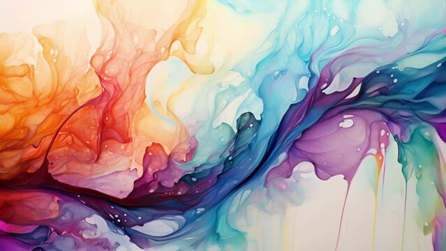 In an abstract painting, swirling colors and shapes come together to symbolize the dynamic changes taking place as the neural plate transforms into the neural tube during neurulation.