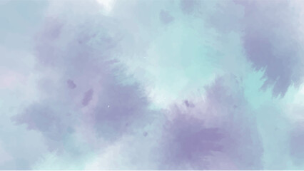 Abstract blue watercolor background.Hand painted watercolor. vector