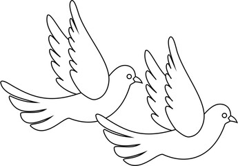 COUPLE dove of peace