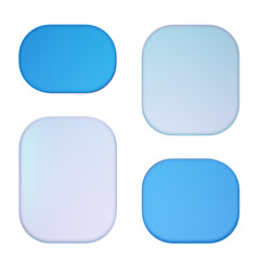 Resources shapes 3d icon for business presentation. Render infographics illustration