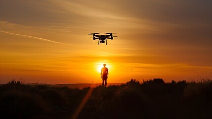 Silhouettes of Prohibition Capturing Forbidden Beauty in Drone Flight