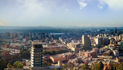 Panoramic view of the city