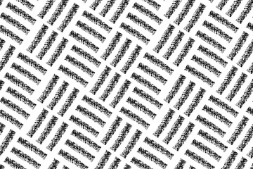 Grunge seamless pattern with linen or basket crossed print. short lines. Hand drawn brush crayon charcoal texture with rough edges.
