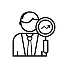 statistic plan icon design vector illustration