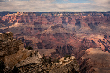 Fototapeta na wymiar Shadowing Light on Grand Canyon, Grand Canyon National Park, Arizona