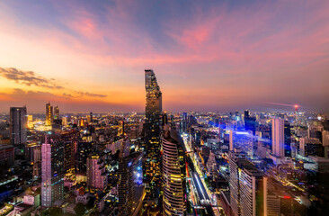 Fototapeta premium bangkok top view
