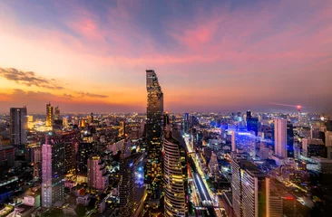 Türaufkleber Bangkok bangkok top view
