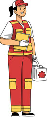 Medical Staff Character Illustration