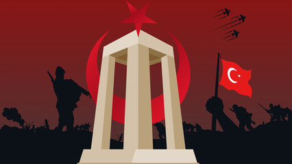 Çanakkale Zaferi, Çanakkale Geçilmez 18 Mart 1918

Translate: 

Çanakkale Victory, Çanakkale Impassable 18 March 1918 - obrazy, fototapety, plakaty