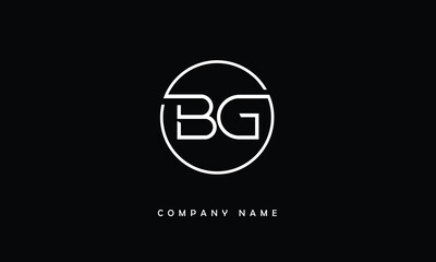 BG, GB, B, G Alphabets Letters Logo Monogram