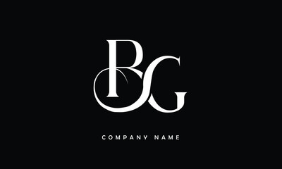 BG, GB, B, G Alphabets Letters Logo Monogram