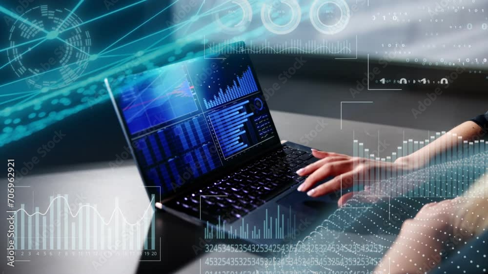 Aufkleber Data Analyst Using Data Analytics KPI