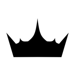 Fototapeta premium King crown silhouette 