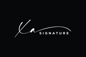 XA initials Handwriting signature logo. XA Hand drawn Calligraphy lettering Vector. XA letter real estate, beauty, photography letter logo design.