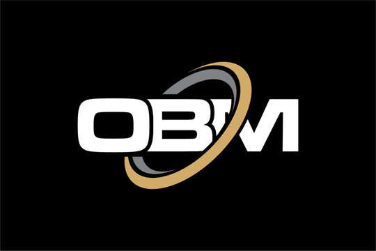 OBM creative letter logo design vector icon illustration
