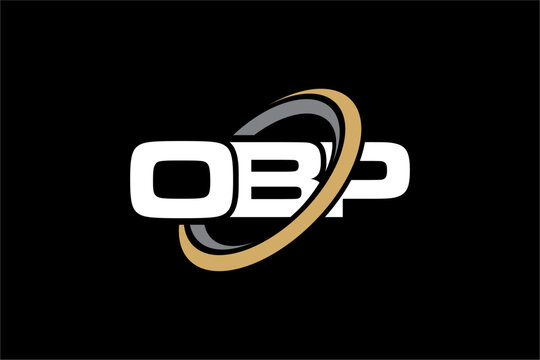 OBP creative letter logo design vector icon illustration