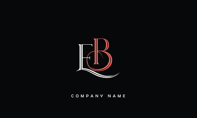 BE, EB, B, E Abstract Letters Logo Monogram