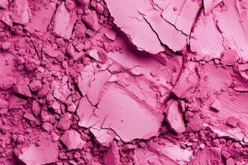 Beauty pink make-up powder product texture
