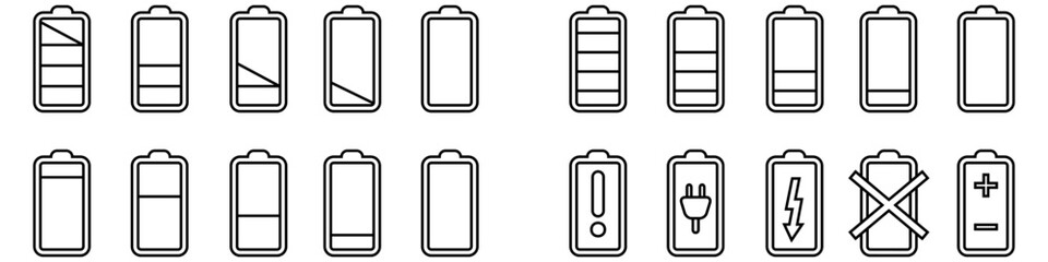 Battery charge icon vector. indicator battery illustration symbol. accumulator logo.
