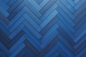 blue oak wooden floor background. Herringbone pattern parquet backdrop