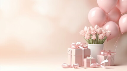 Happy mothers day decoration background