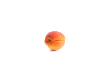 Apricot isolated on white background..