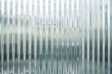 ribbed pane of glass with subtle reflections