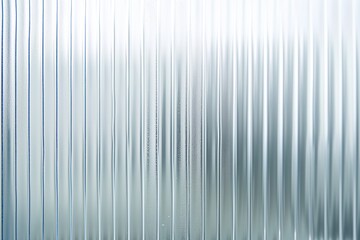 ribbed pane of glass with subtle reflections