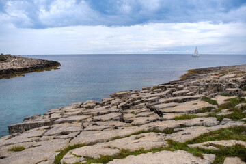 Stony Kamenjak cape in Istria Croatia
